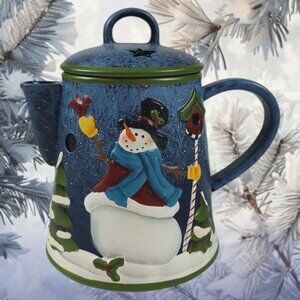 Yankee Candle Love Never Melts Snowman Teapot Wax Warmer